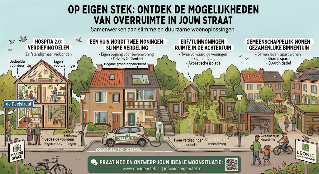 Praatplaat: de Deelstraat, ontdek de mogelijkheden van overruimte in jouw buurt